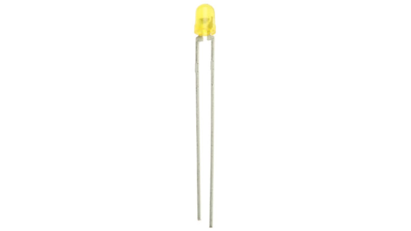 LED Giallo Vishay, PCB, 2.9 V, 3 mm (T-1)