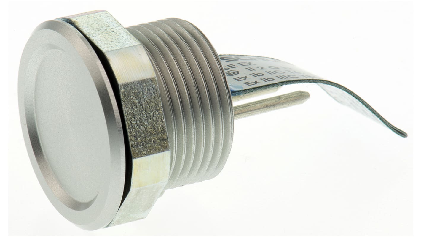 Interruptor piezo, 40 mA SPST, Terminales de Orificio Pasante IP67, IP69K, -20 → +60°C