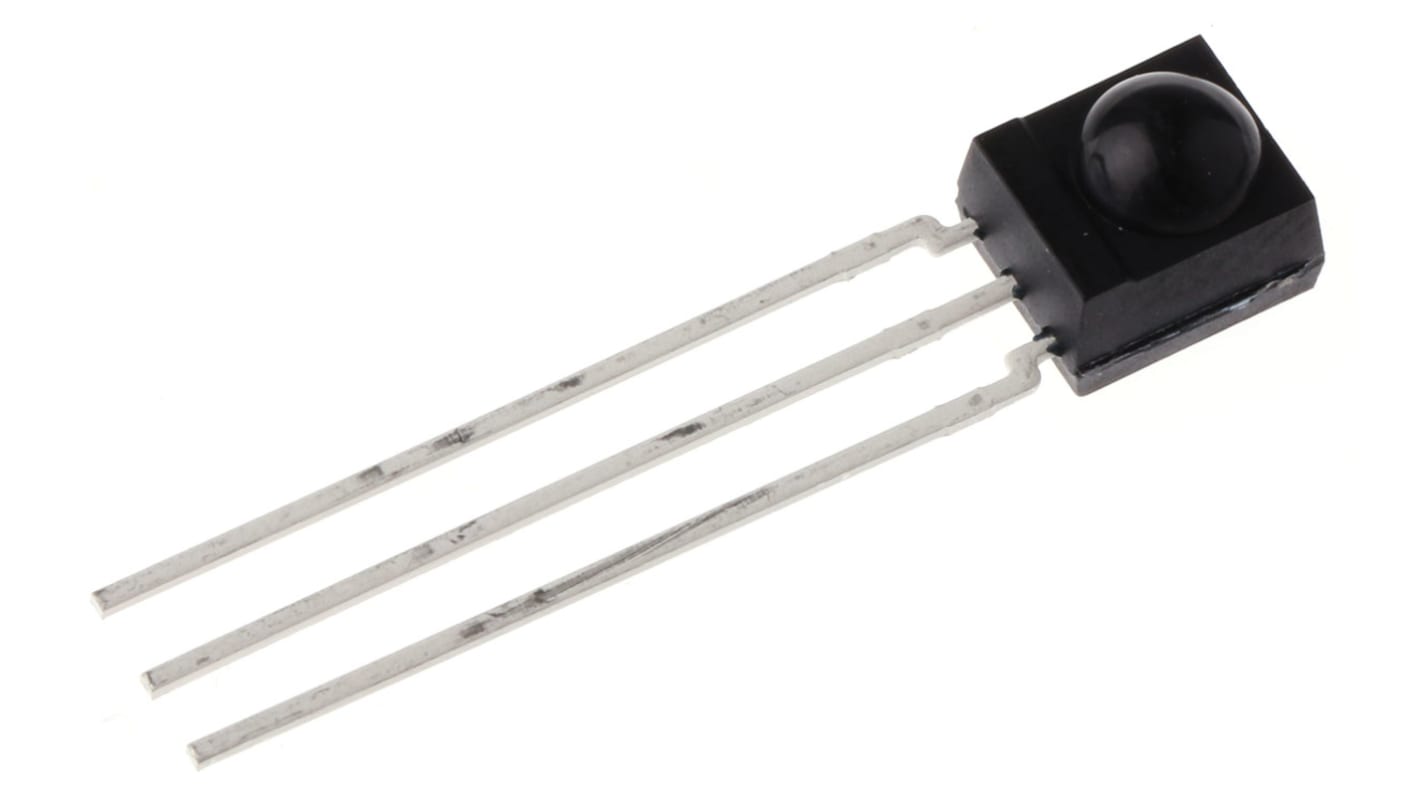 Vishay TSOP32438, 38kHz IR Receiver, 950nm, 45m Range, Through Hole, 6 x 5.6 x 6.95mm