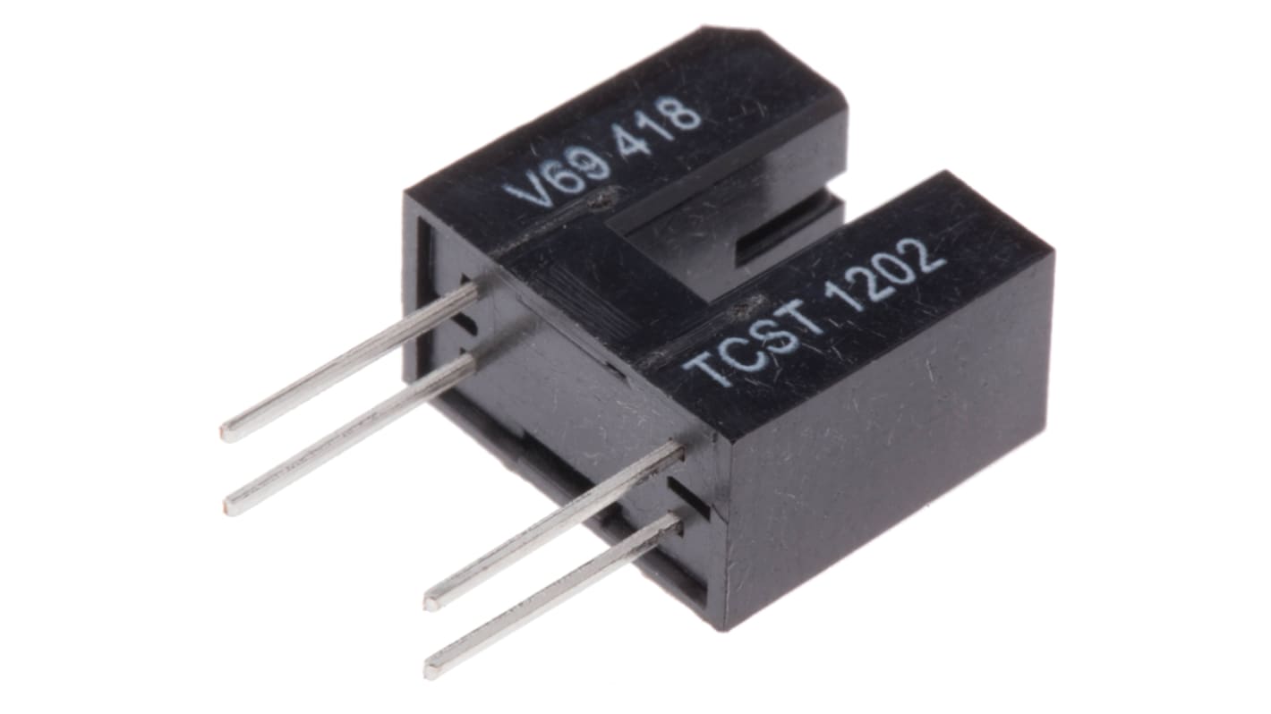 TCST1202 Vishay, Through Hole Slotted Optical Switch, Phototransistor Output