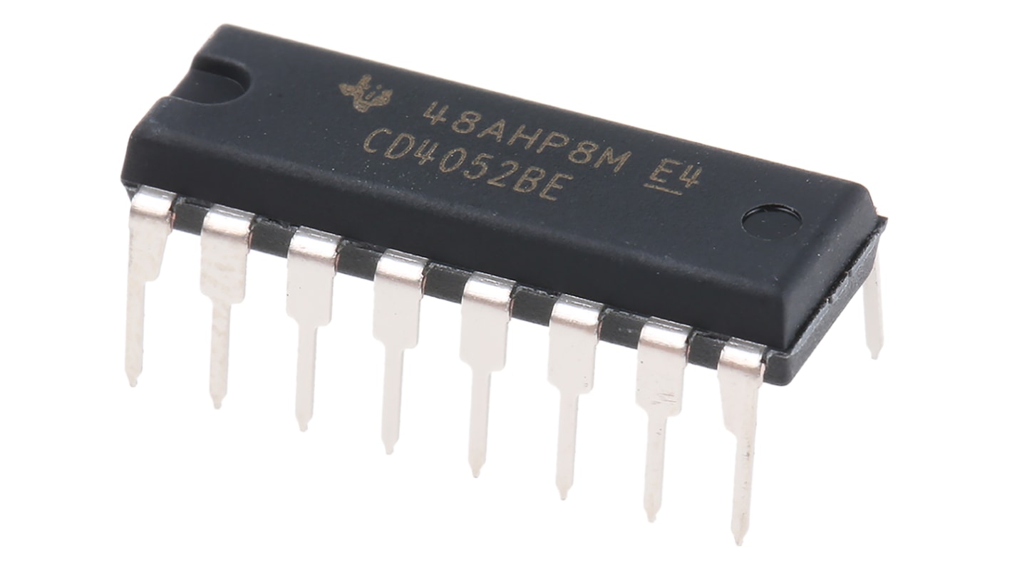 Texas Instruments MUX芯片, 16针, 通孔安装, PDIP