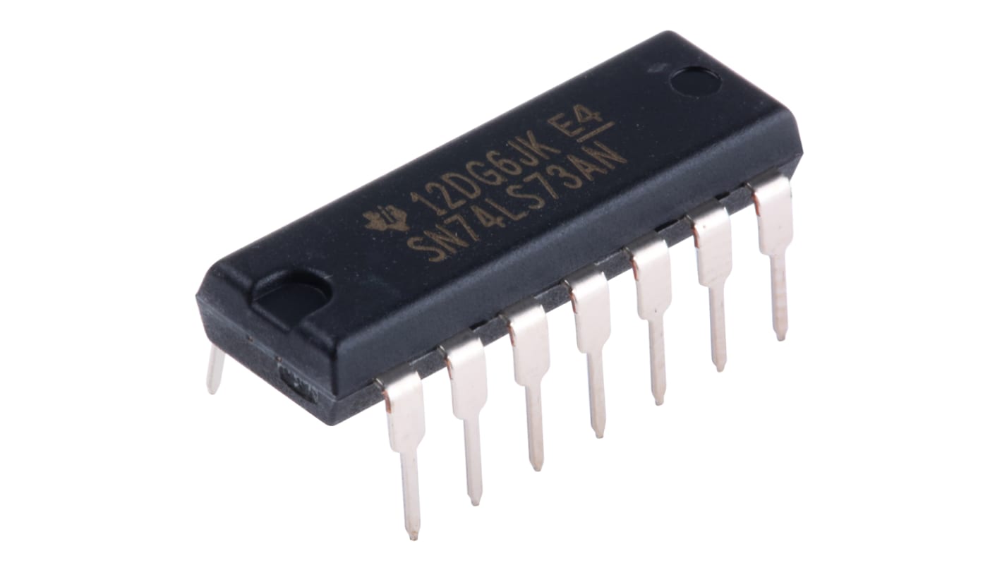 Texas Instruments SN74LS73AN Dual JK Type Flip Flop IC, 14-Pin PDIP