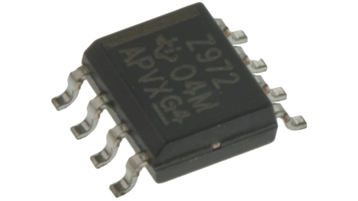 Texas Instruments Operationsverstärker SMD SOIC, einzeln typ. 3 → 9 V, biplor typ. ±3 V, ±5 V, 8-Pin