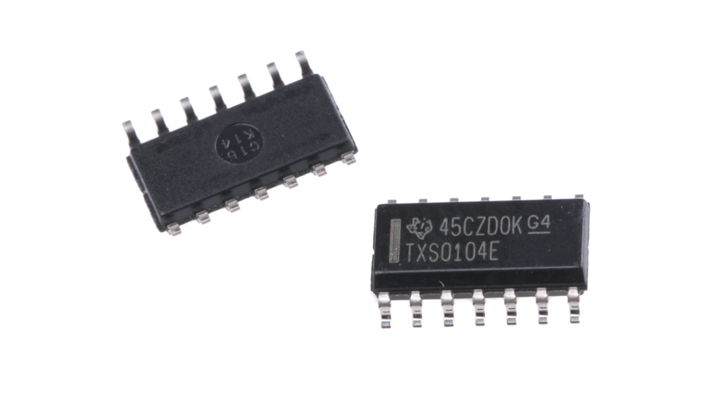 Texas Instruments TXS0104ED, Voltage Level Shifter Voltage Level Translator, 14-Pin SOIC