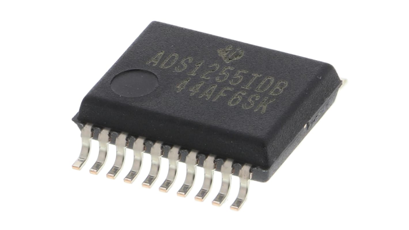 ADC, ADS1255IDBT, double, 24 bits bits, 30ksps, 20 broches, SSOP