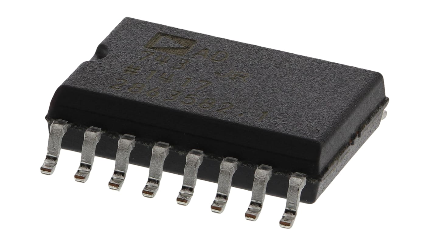 Amplificateur opérationnel Analog Devices, montage CMS, alim. Double, SOIC W 1 16 broches