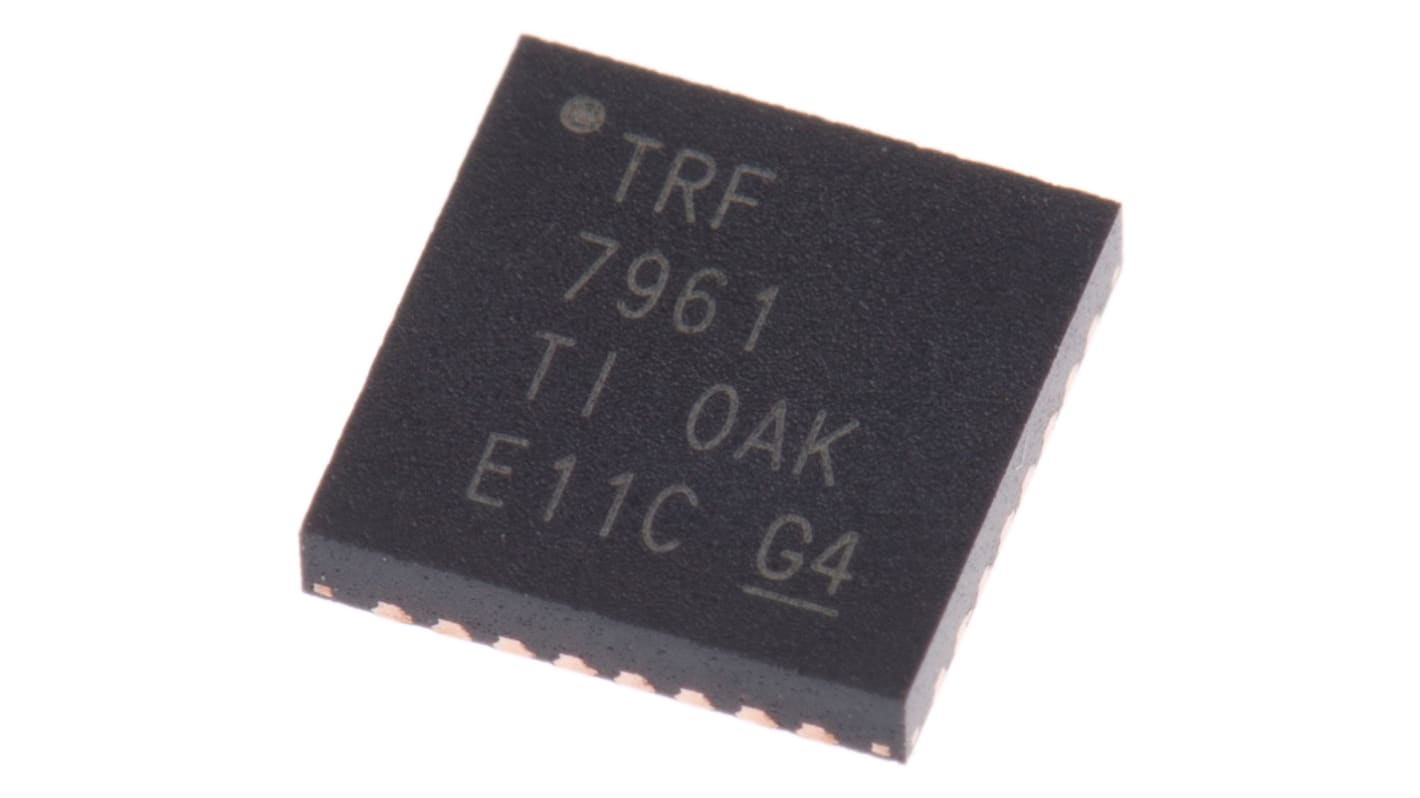 Puce récepteur RF ASK TRF7961RHBT, 30 → 120kHz, ASK, OOK, 2,7 → 5,5 V 32 broches VQFN