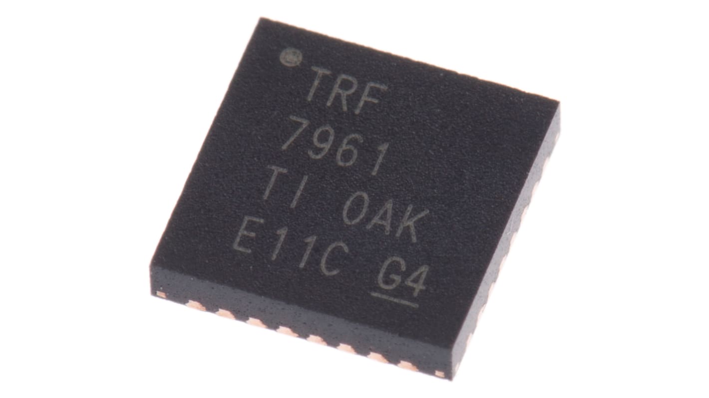 Texas Instruments TRF7961RHBT ASK RF Receiver Chip, 2.7 → 5.5 V, 32-Pin VQFN