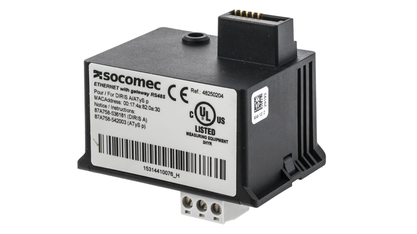 Socomec PLC Expansion Module For Use With DIRIS A40, DIRIS A41, DIRIS A60