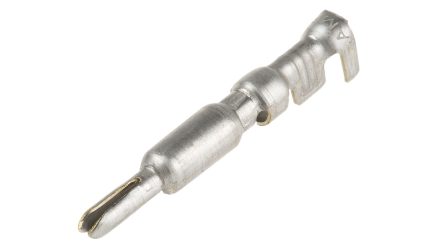 TE Connectivity Universal MATE-N-LOK II Series Male Crimp Terminal, 20AWG Min, 14AWG Max