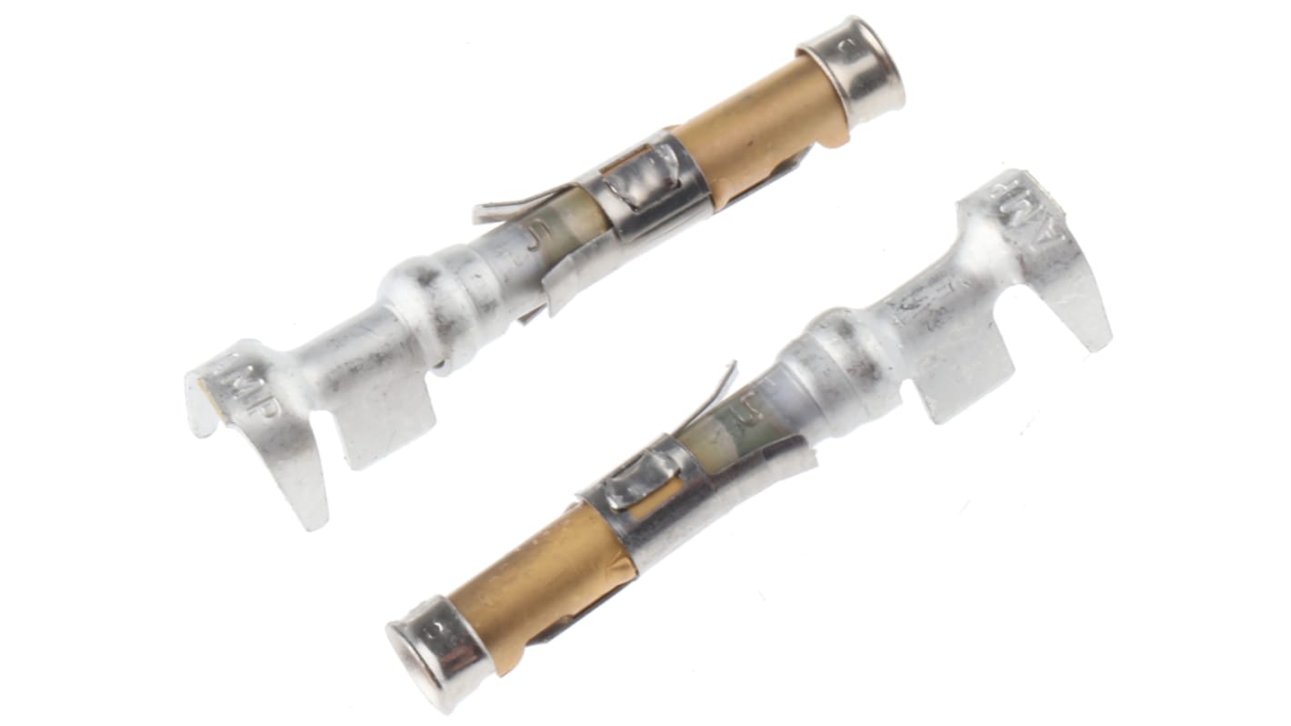 TE Connectivity Type III+ Series Female Crimp Terminal, 18AWG Min, 14AWG Max