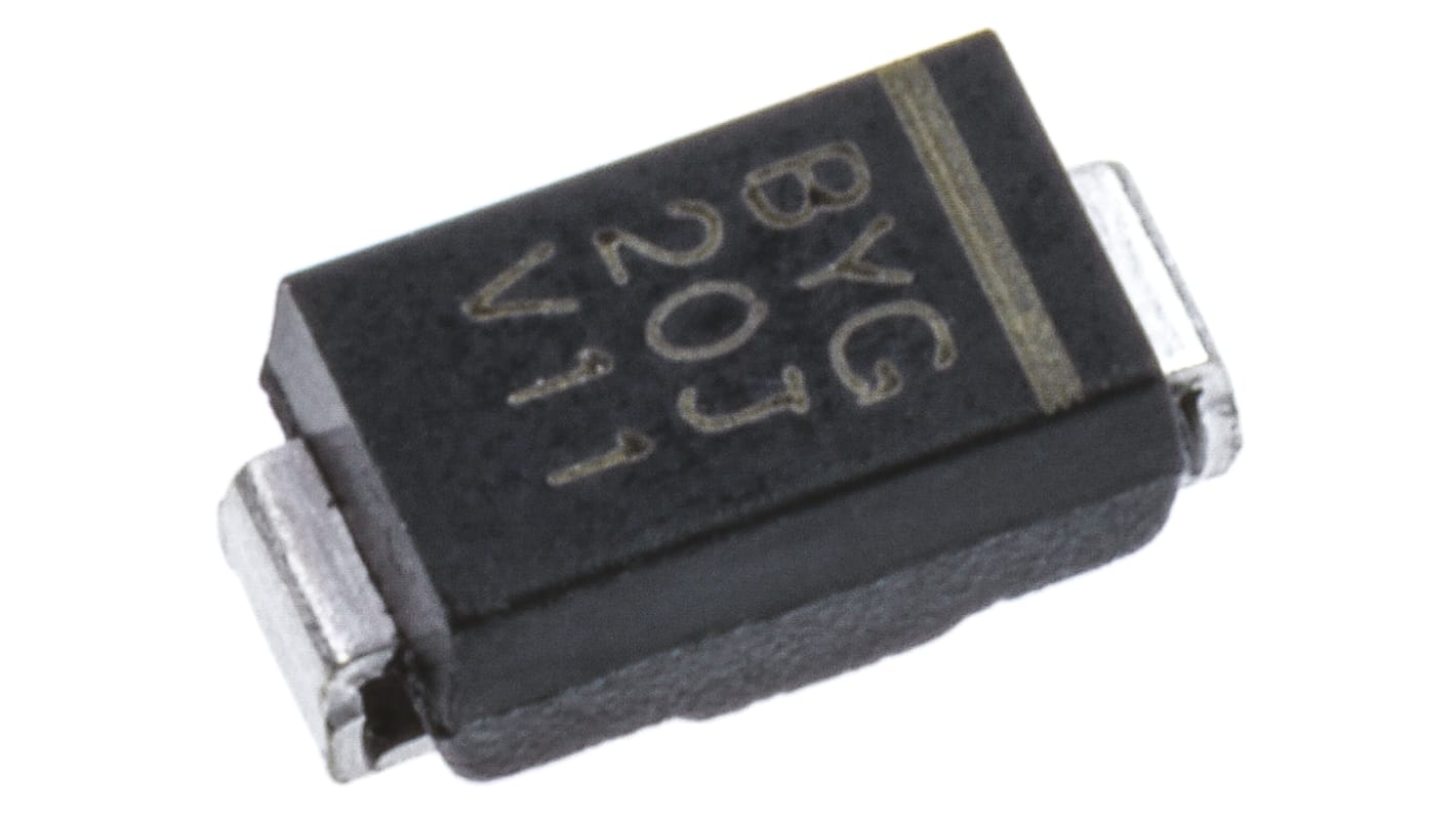 Vishay 600V 1.5A, Ultrafast Rectifiers Diode, 2-Pin DO-214AC BYG20J-E3/TR3