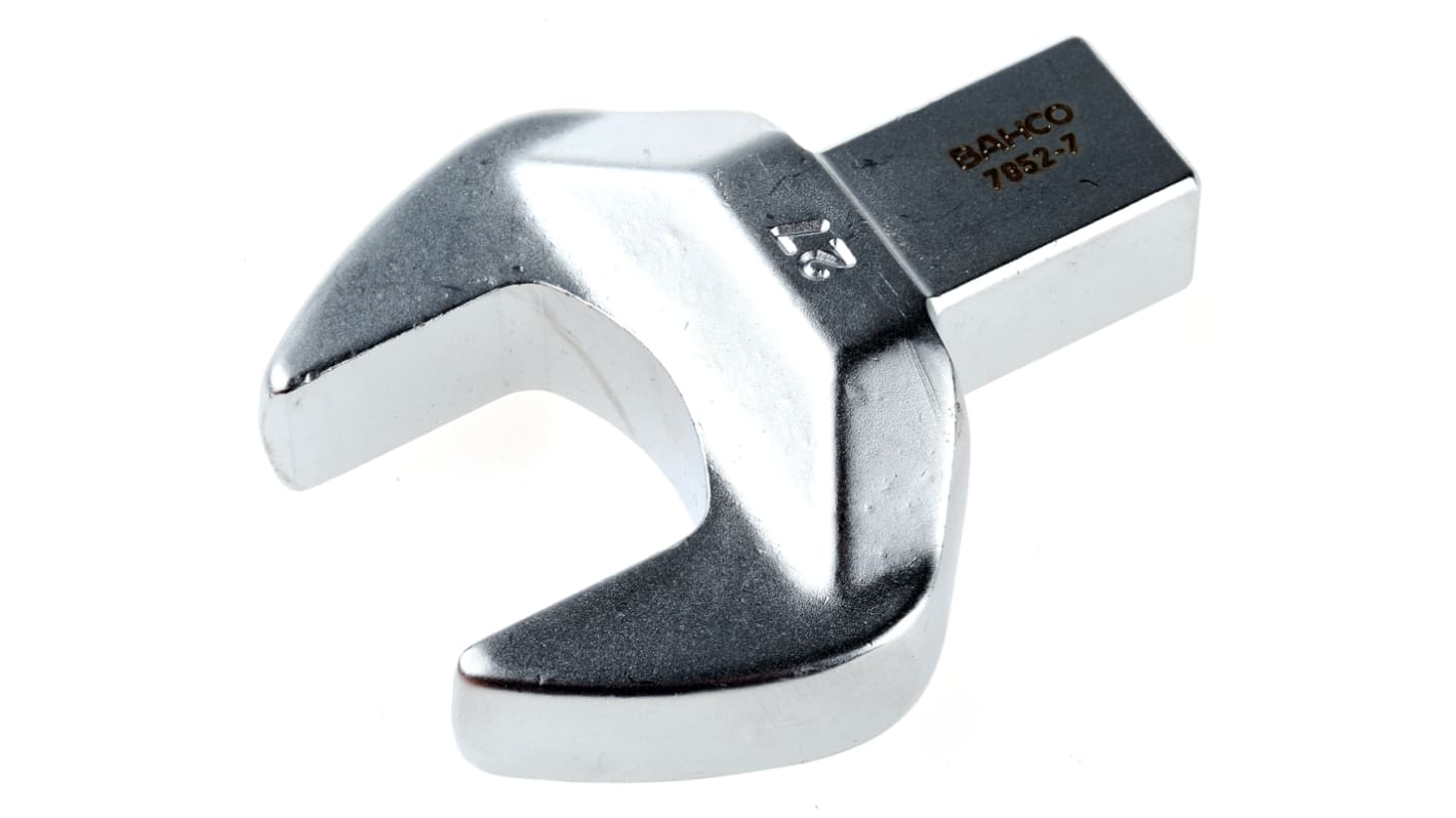 Bahco 7852-7 Series Spanner Head, 27 mm, 14 x 18mm Insert, Chrome Finish