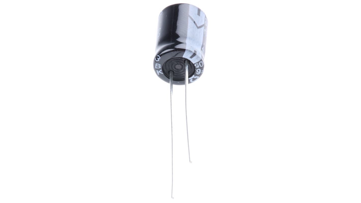 RS PRO 1000μF Aluminium Electrolytic Capacitor 6.3V dc, Radial, Through Hole