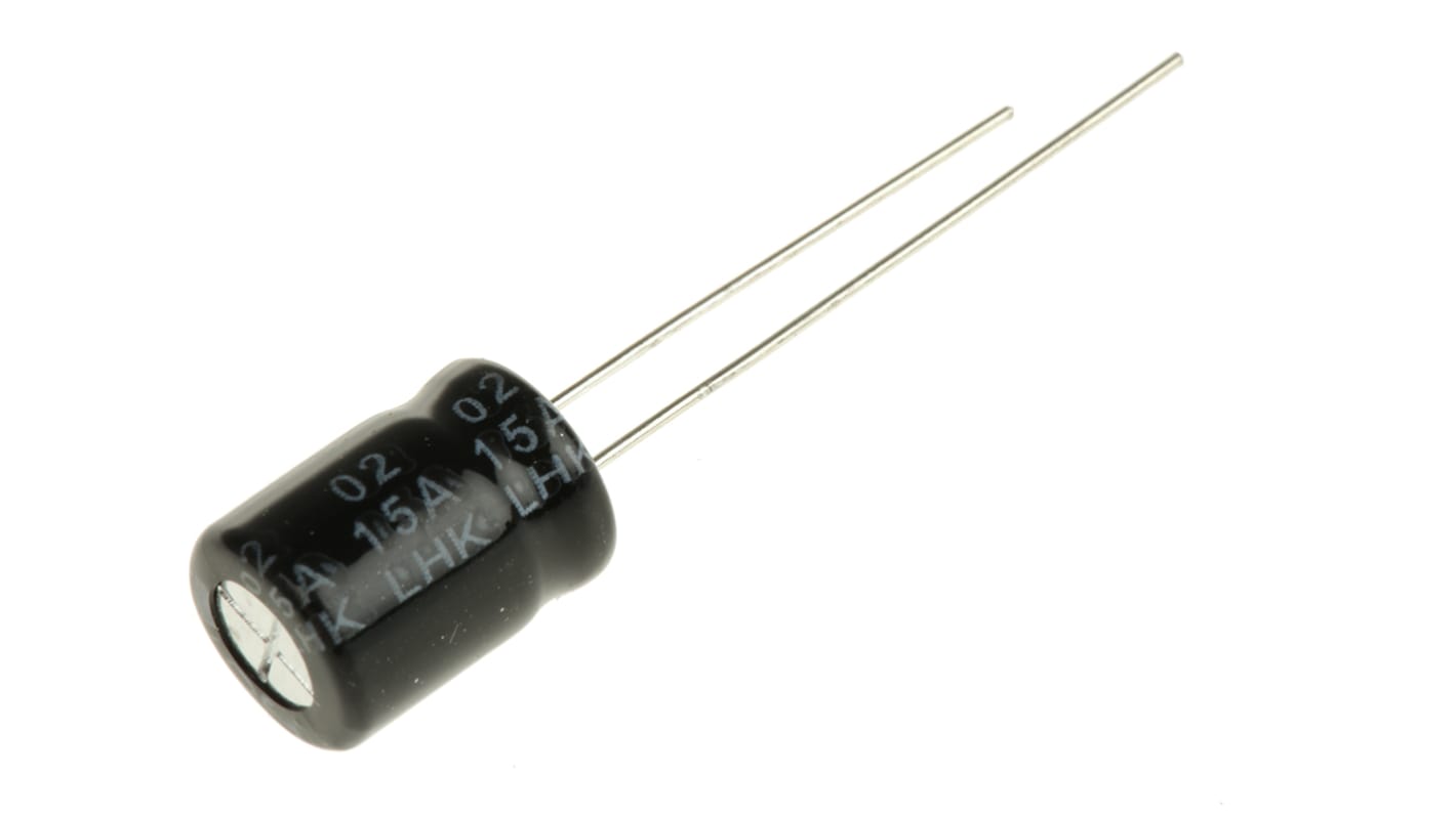 RS PRO 1000μF Aluminium Electrolytic Capacitor 10V dc, Radial, Through Hole