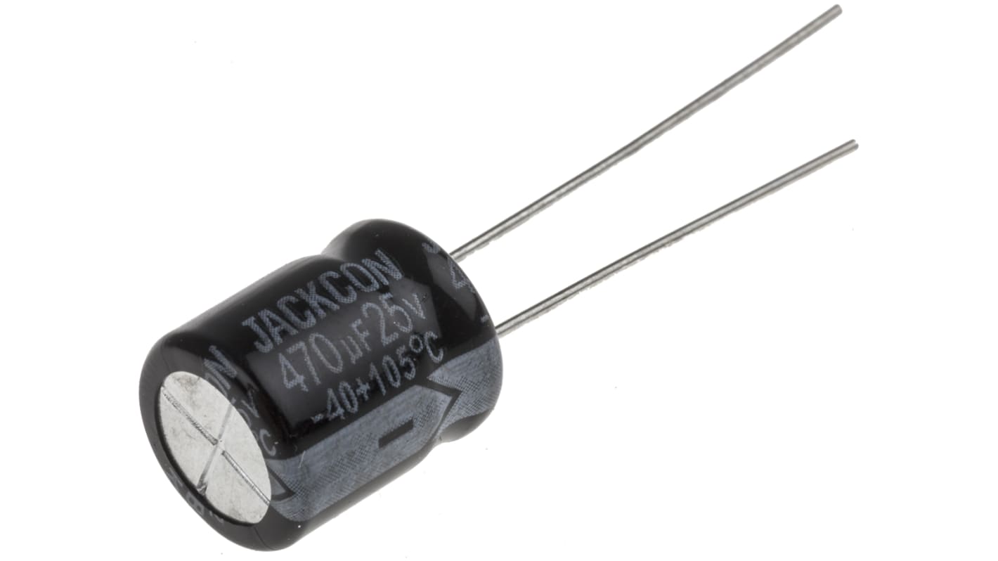 Condensateur RS PRO, Aluminium électrolytique 470μF, 25V c.c.