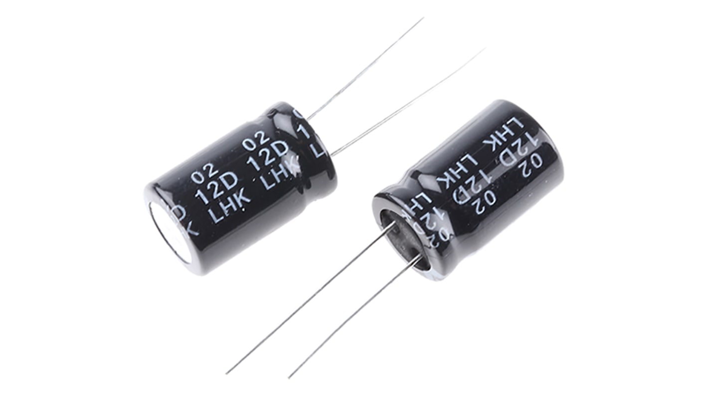春新作の RS PRO ±20 スルーホール ラジアル、 コンデンサ, dc 2200μF,25V タイムセール