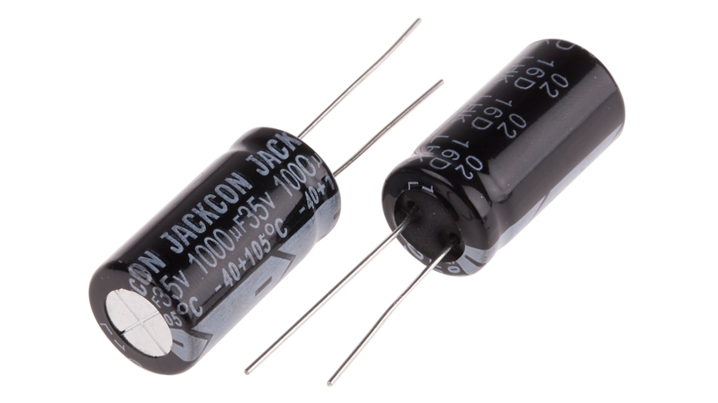 Condensateur RS PRO, Aluminium électrolytique 1000μF, 35V c.c.