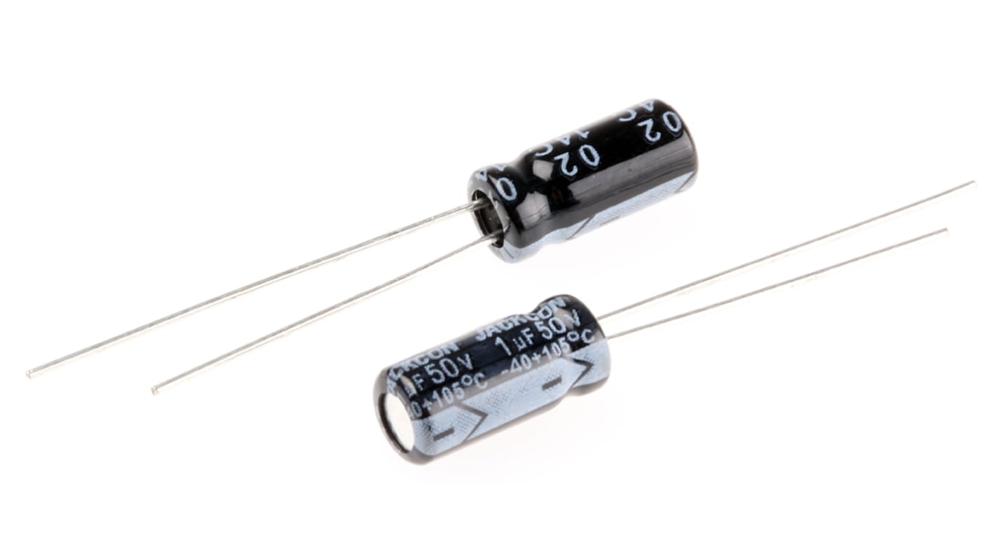 Condensateur RS PRO, Aluminium électrolytique 1μF, 50V c.c.