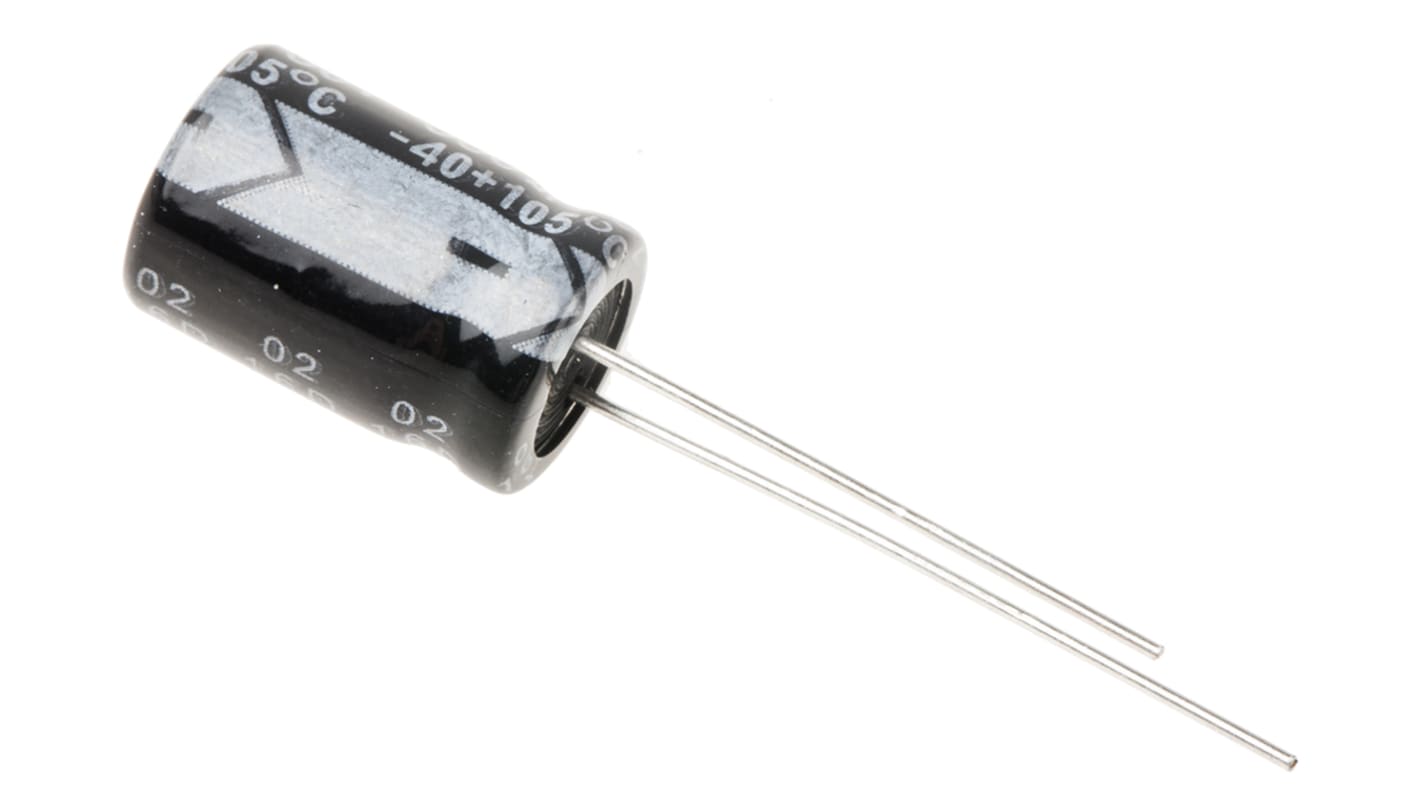 RS PRO, THT Aluminium-Elektrolyt Kondensator 330μF ±20% / 50V dc, Ø 10mm x 15mm x 15mm, bis 105°C