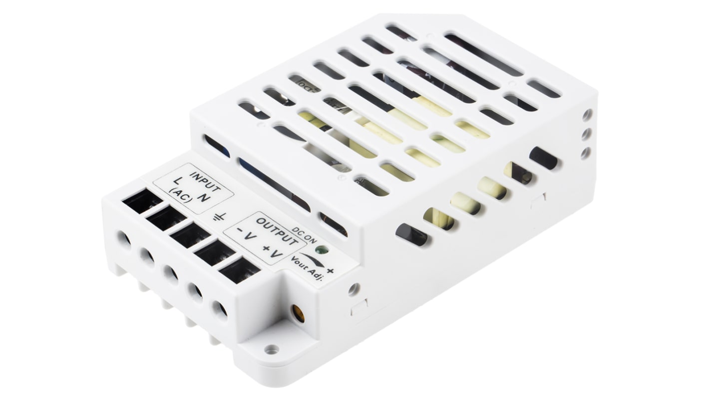 RS PRO Embedded Switch Mode Power Supply SMPS, 12V dc, 1.7A, 20W, 1 Output, 88 → 264V ac Input Voltage