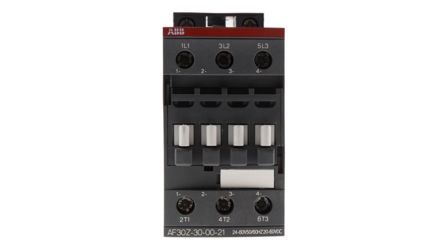 ABB AF 電磁接触器 21 A 3極 24 V ac/dc 690 V ac評価済