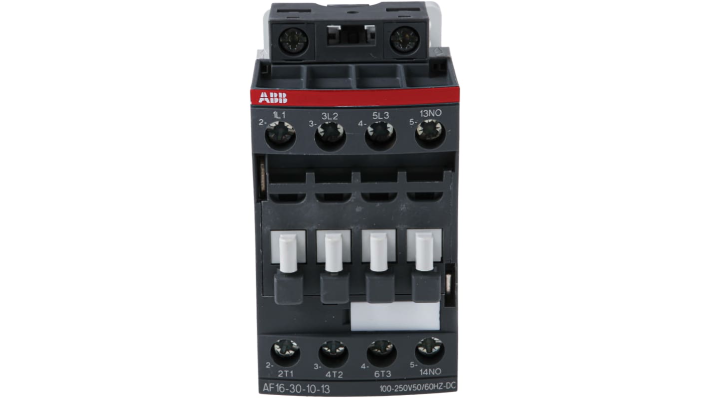 ABB 接触器, 7.5 kW, 线圈230 V 交流, 触点30 A, 690 V 交流, 3P, 3 常开, AF系列