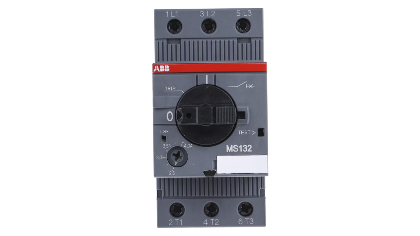 Disjoncteur moteur ABB MS132 2,5 → 4 A.
