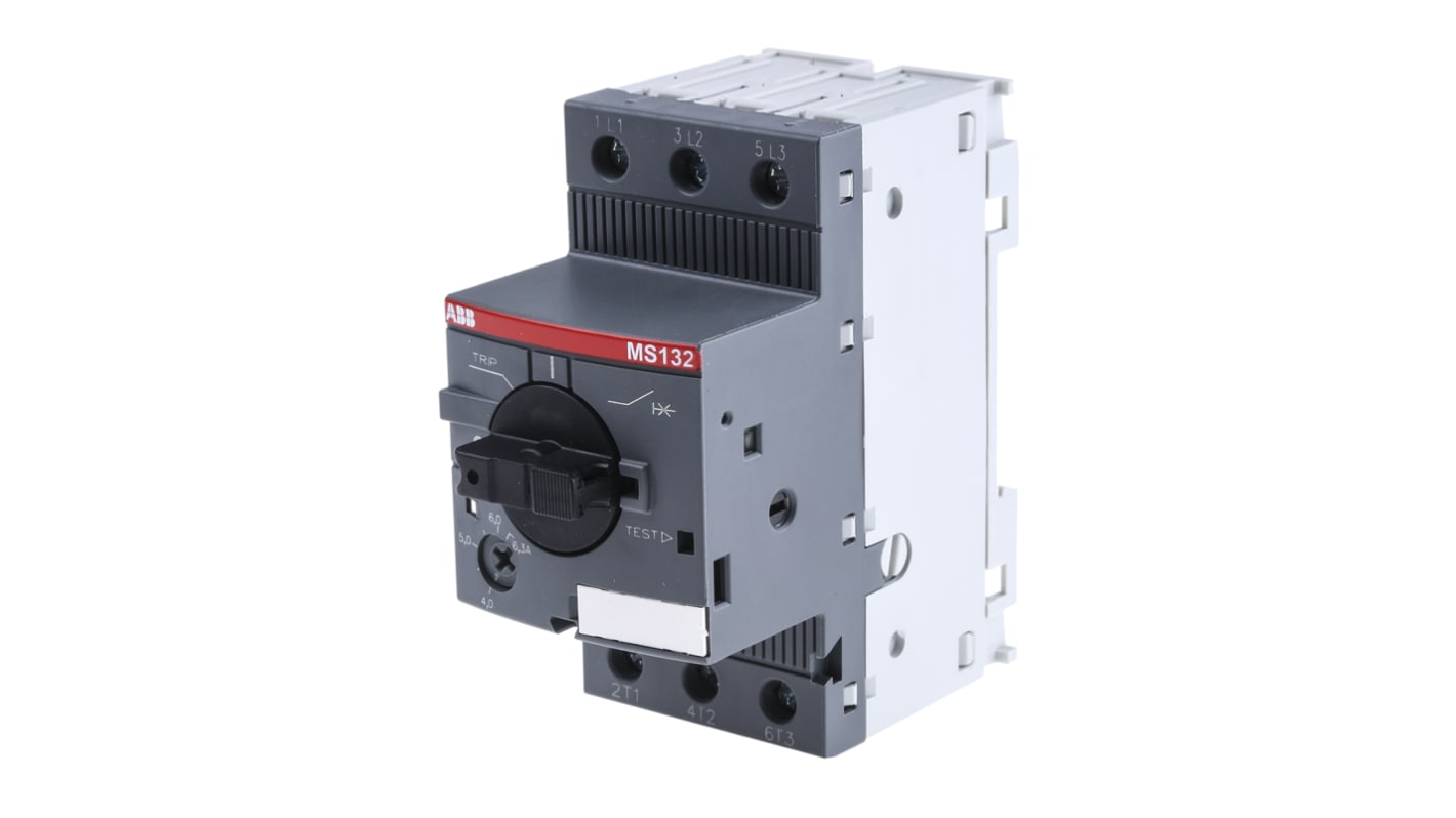 ABB 4 → 6.3 A Motor Protection Circuit Breaker