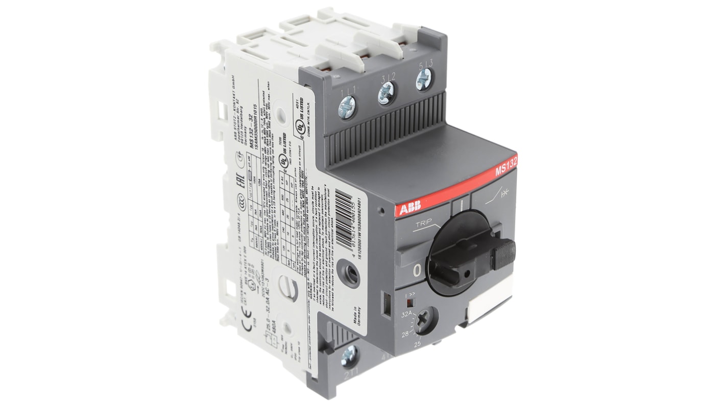 ABB 25 → 32 A Motor Protection Circuit Breaker, 690 V