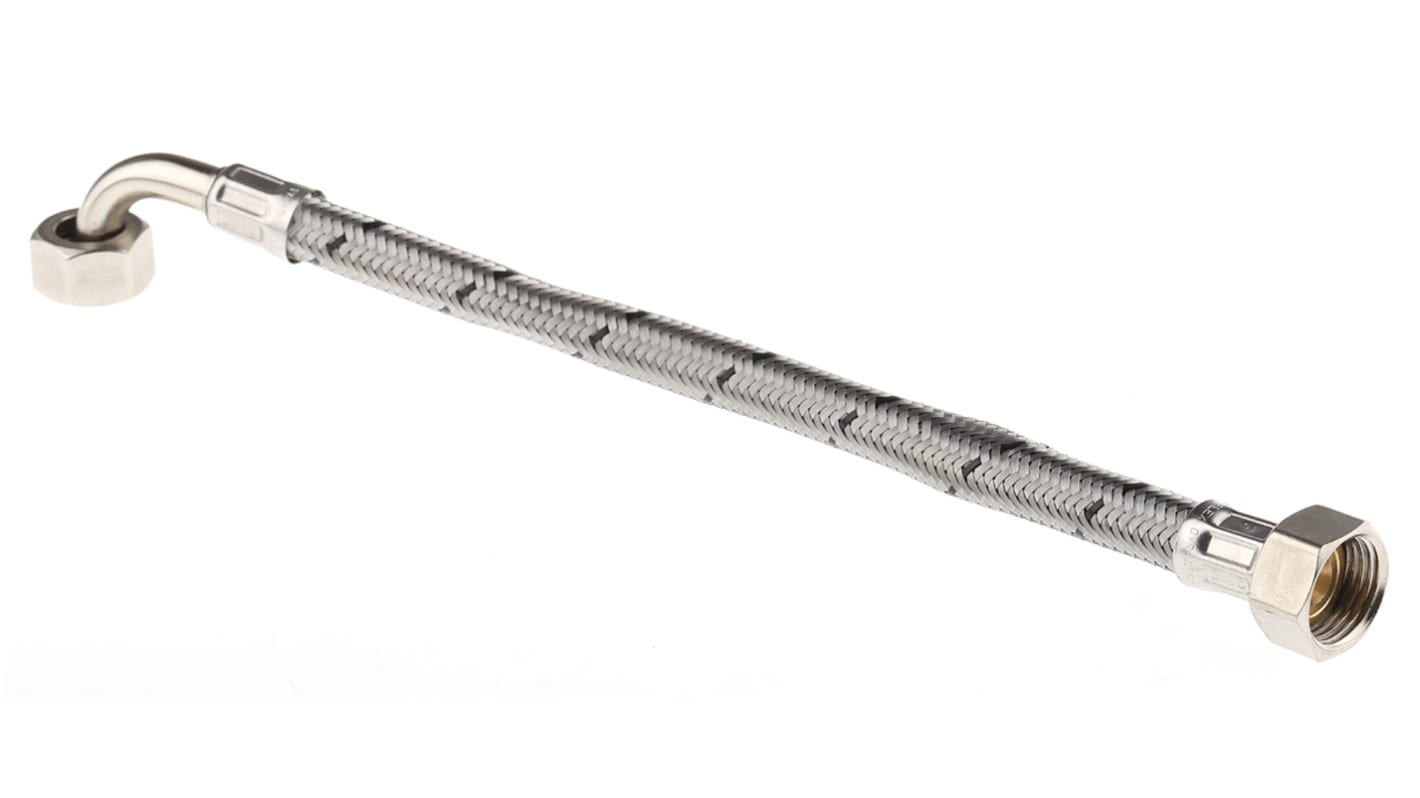 RS PRO Hose Assembly, Female BSP 1/2in to Female BSP 1/2in, 15 bar, 300mm Long