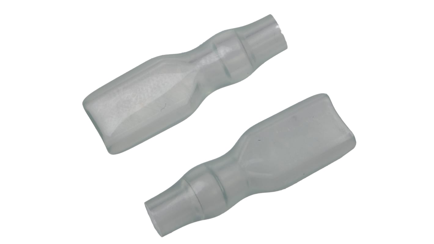 TE Connectivity 1 Way PVC Crimp Terminal Housing, Natural