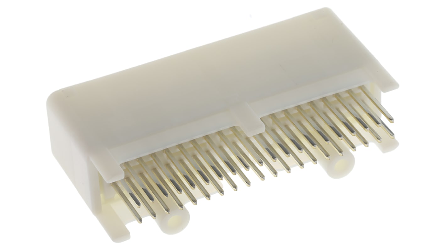 TE Connectivity, TH 025 Automotive Connector Socket Natural Through Hole 40 Way, Solder Termination 1376113-2