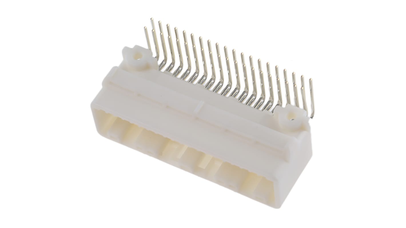 TE Connectivity, TH 025 Automotive Connector Socket Natural Through Hole 40 Way, Solder Termination 1318384-2