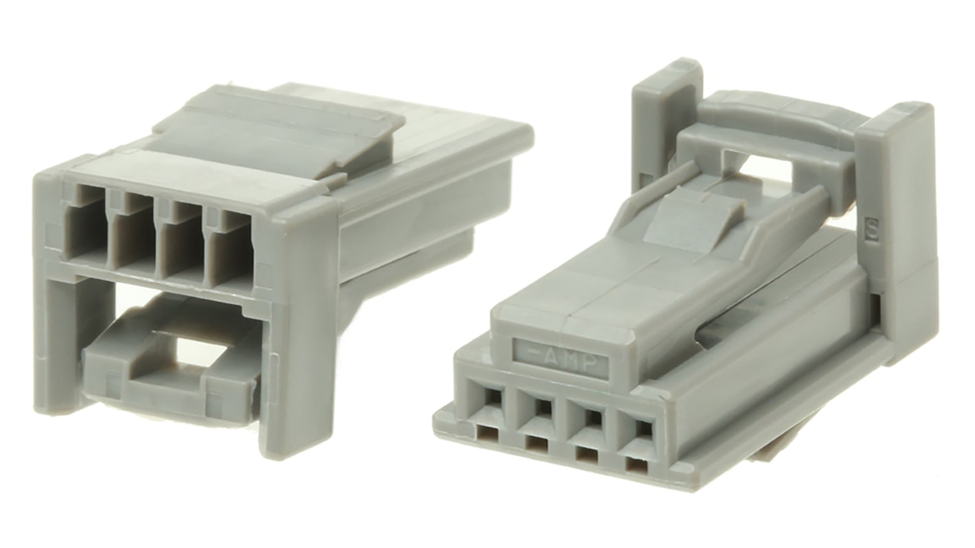 Carcasa de conector TE Connectivity 1473672-2, Serie MULTILOCK 025, paso: 2.2mm, 4 contactos, , 1 fila filas, Recto,