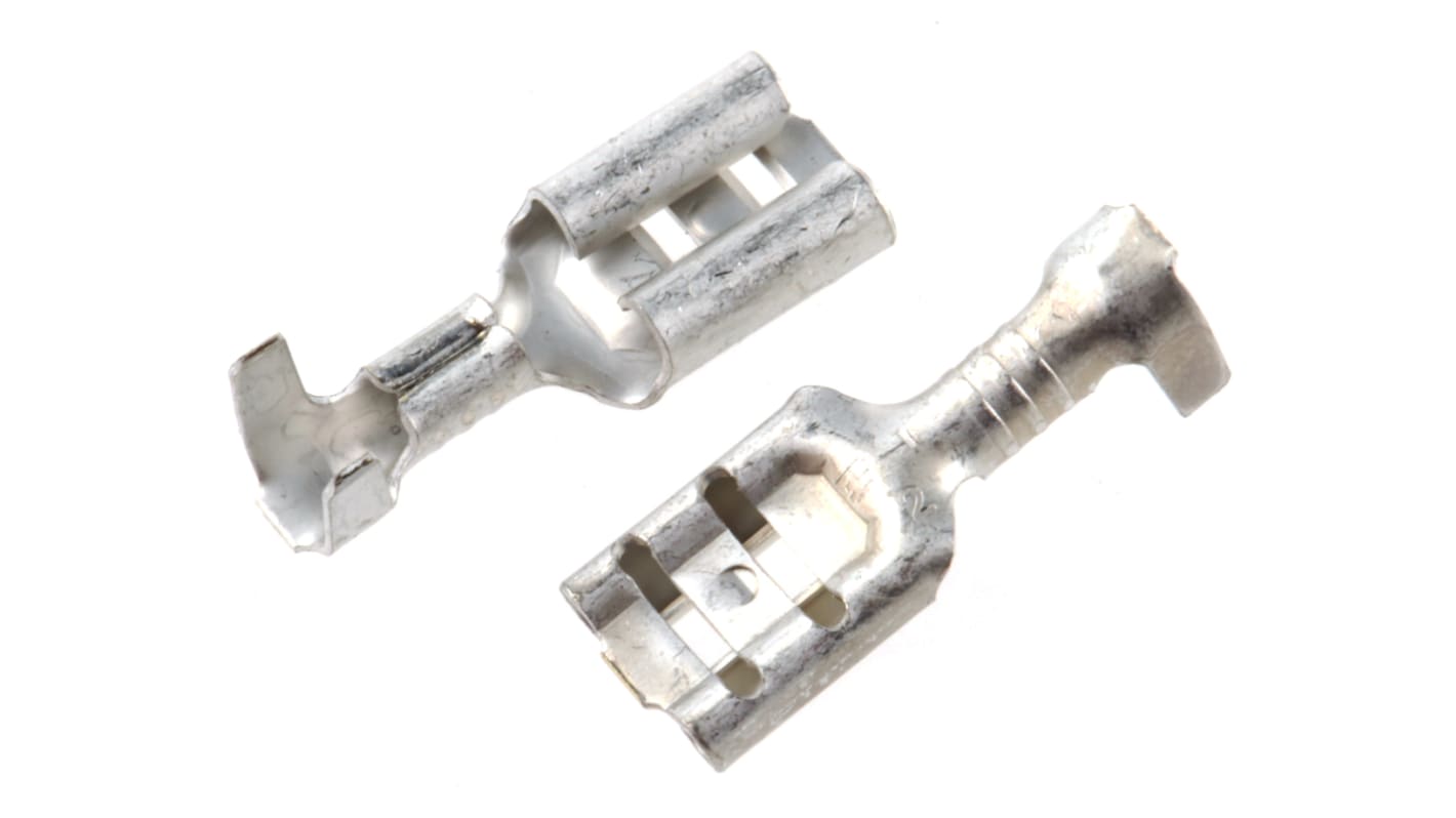 TE Connectivity FASTON .187 Flachsteckhülse, Unisoliert, 4.75 x 0.51mm, Buchse, 0.5mm² - 1.3mm², 20AWG min