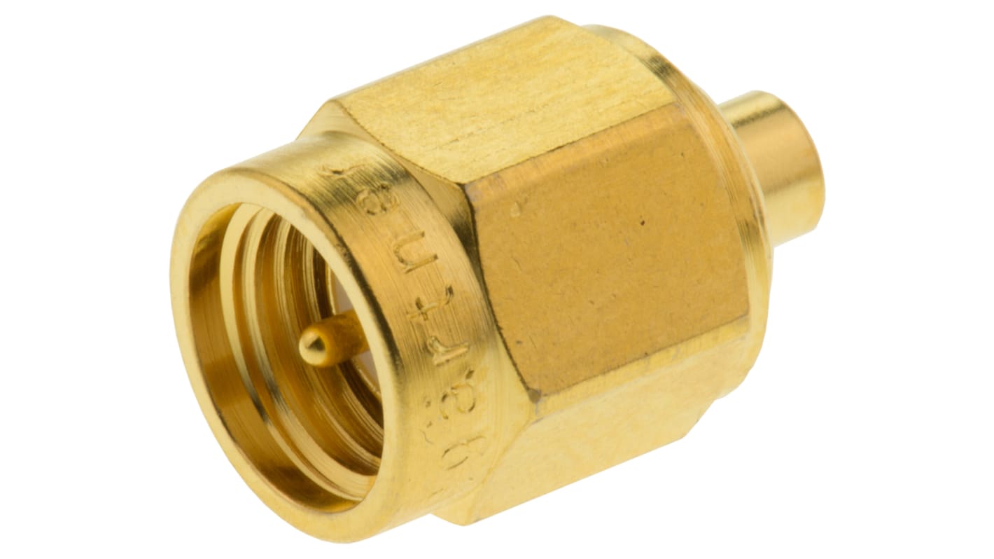 Connettore coassiale Ad angolo diritto Telegartner, Maschio, 50Ω, Montaggio su cavo