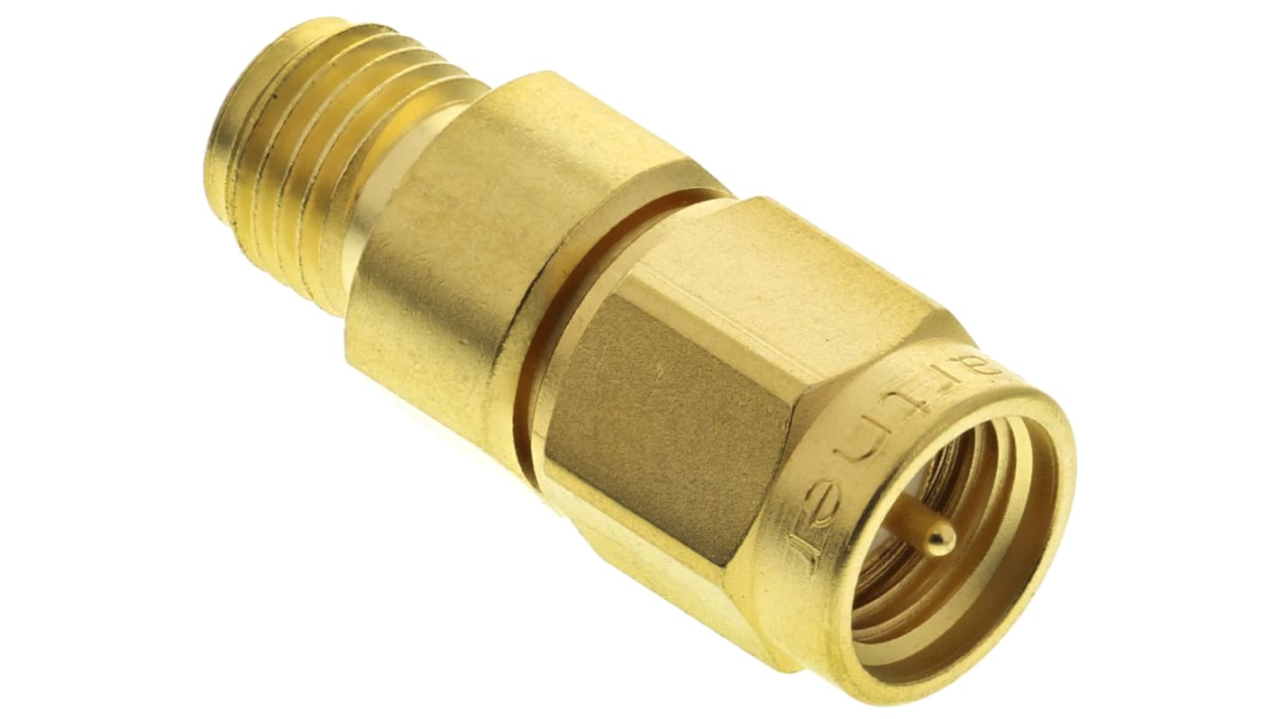 Telegartner Straight 50Ω RF Adapter SMA Plug to R-SMA Socket 6GHz