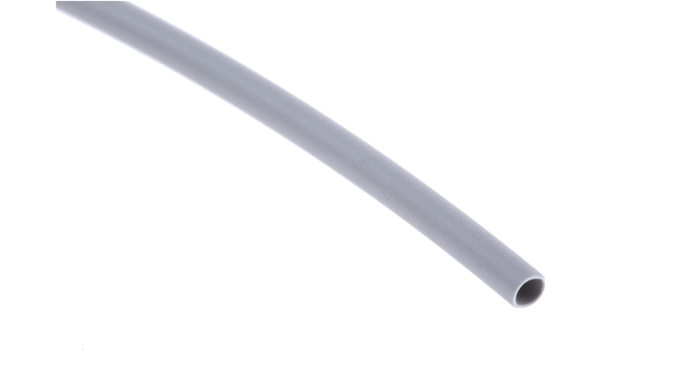 HellermannTyton Heat Shrink Tubing, Grey 1.5mm Sleeve Dia. x 200mm Length 3:1 Ratio, HIS-3 BAG Series