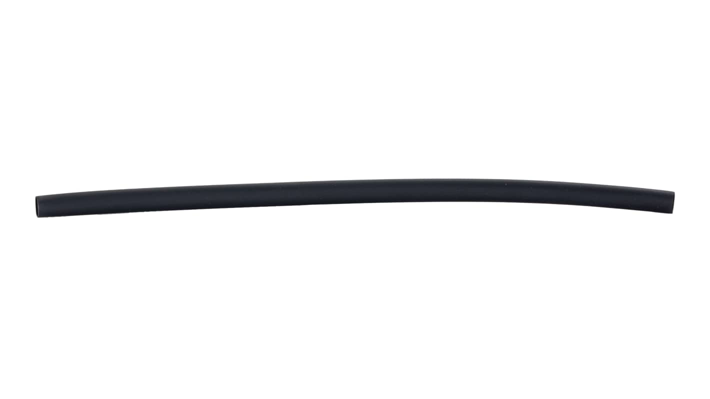 HellermannTyton Heat Shrink Tubing, Black 6mm Sleeve Dia. x 200mm Length 3:1 Ratio, HIS-3 BAG Series