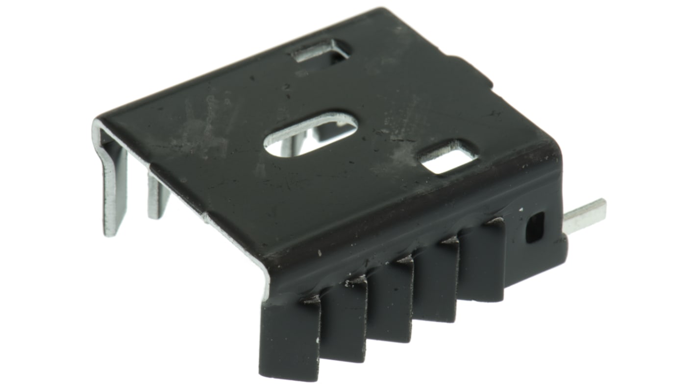 AAVID 电子散热器, 12.5 x 30.4 x 31.2mm, 13°C/W, PCB通孔安装, 黑色 5900PBG