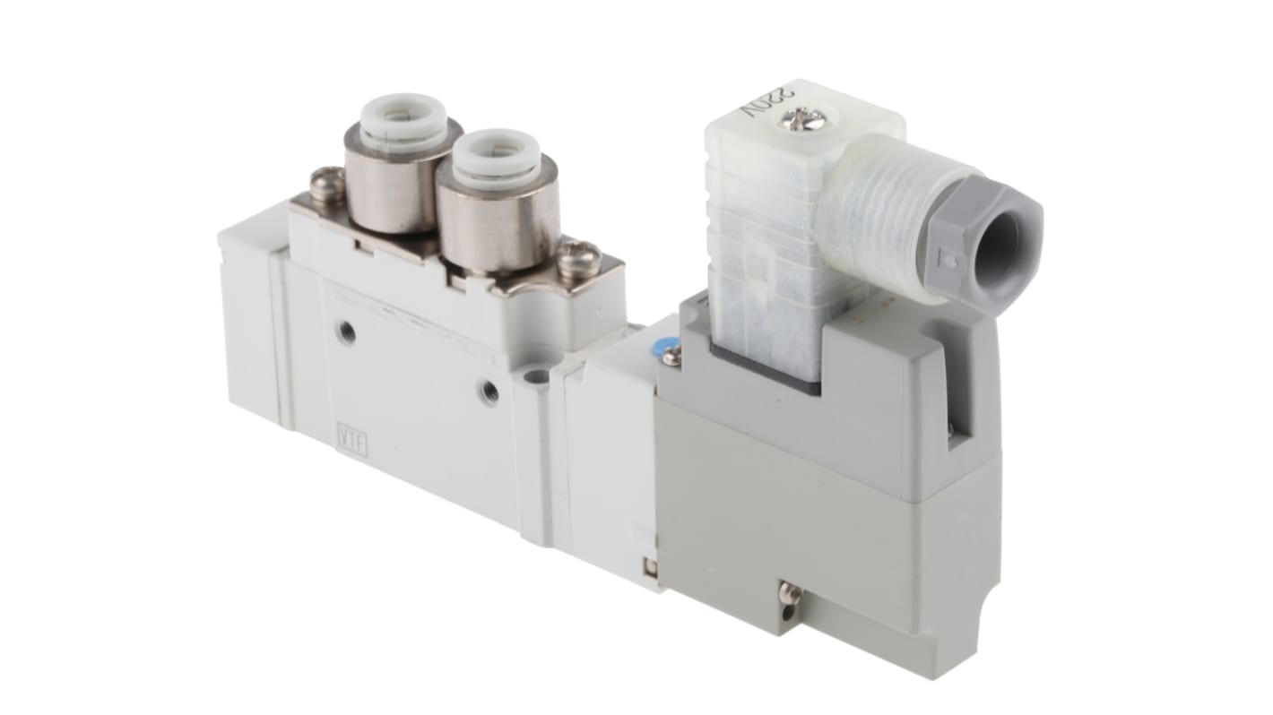 SMC エアソレノイドバルブ, SY5000シリーズ, ソレノイド/パイロット, スタンドアロン, SY5120-4DZ-C6F-Q | RS SMC エアソレノイドバルブ, SY5000シリーズ, ソレノイド/パイロット, スタンドアロン, SY5120-4DZ-C6F-Q | RS