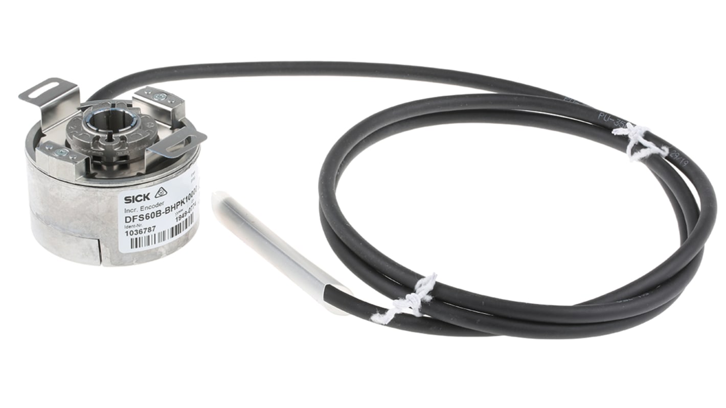 SICK 增量编码器, 10000ppr, HTL，TTL输出信号, 5 → 32 V 直流, 空心轴, 15mm轴径, 最高+100°C, IP65, IP67