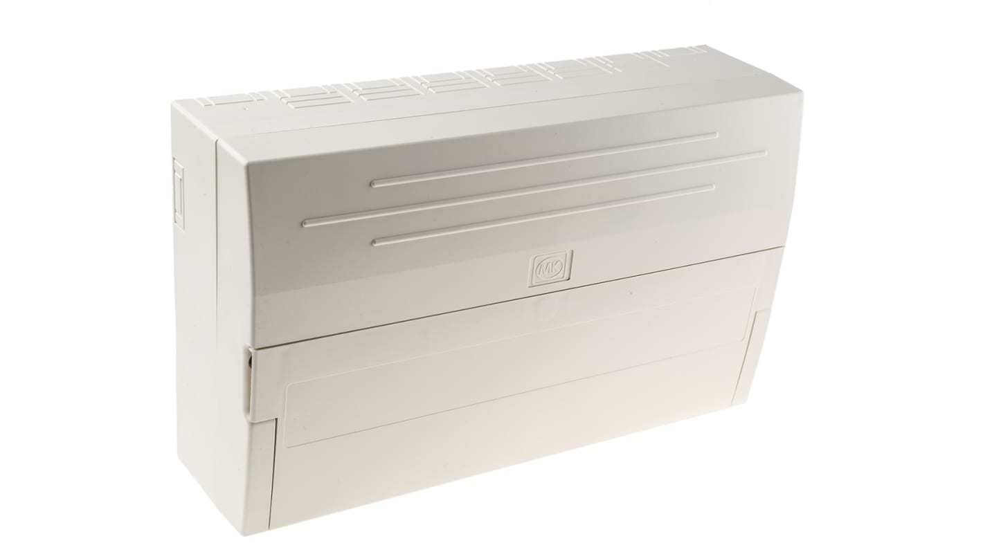 MK Electric 16 Way Split Load Plastic Consumer Unit, 63A, IP3X K7666SP
