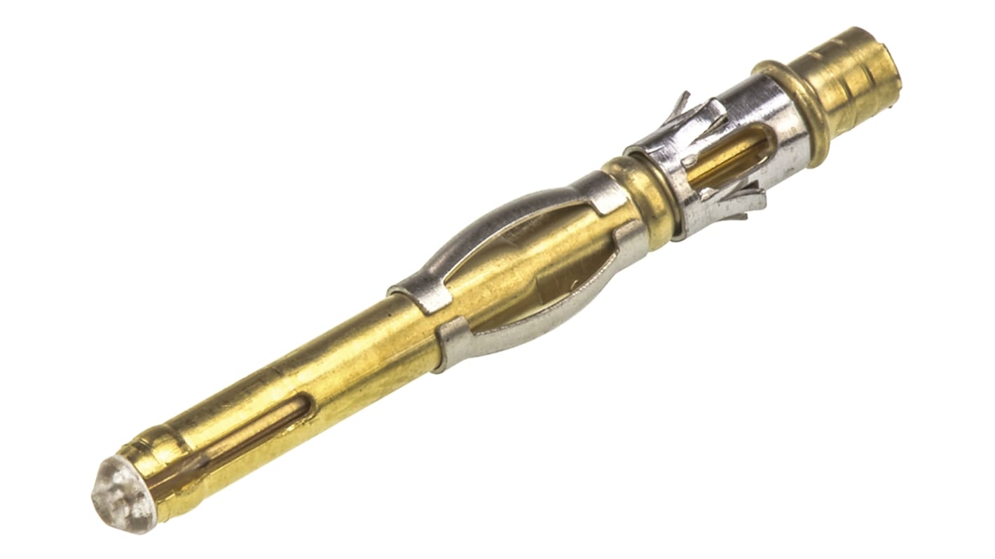 TE Connectivity Male Crimp Circular Connector Contact, Contact Size 16
