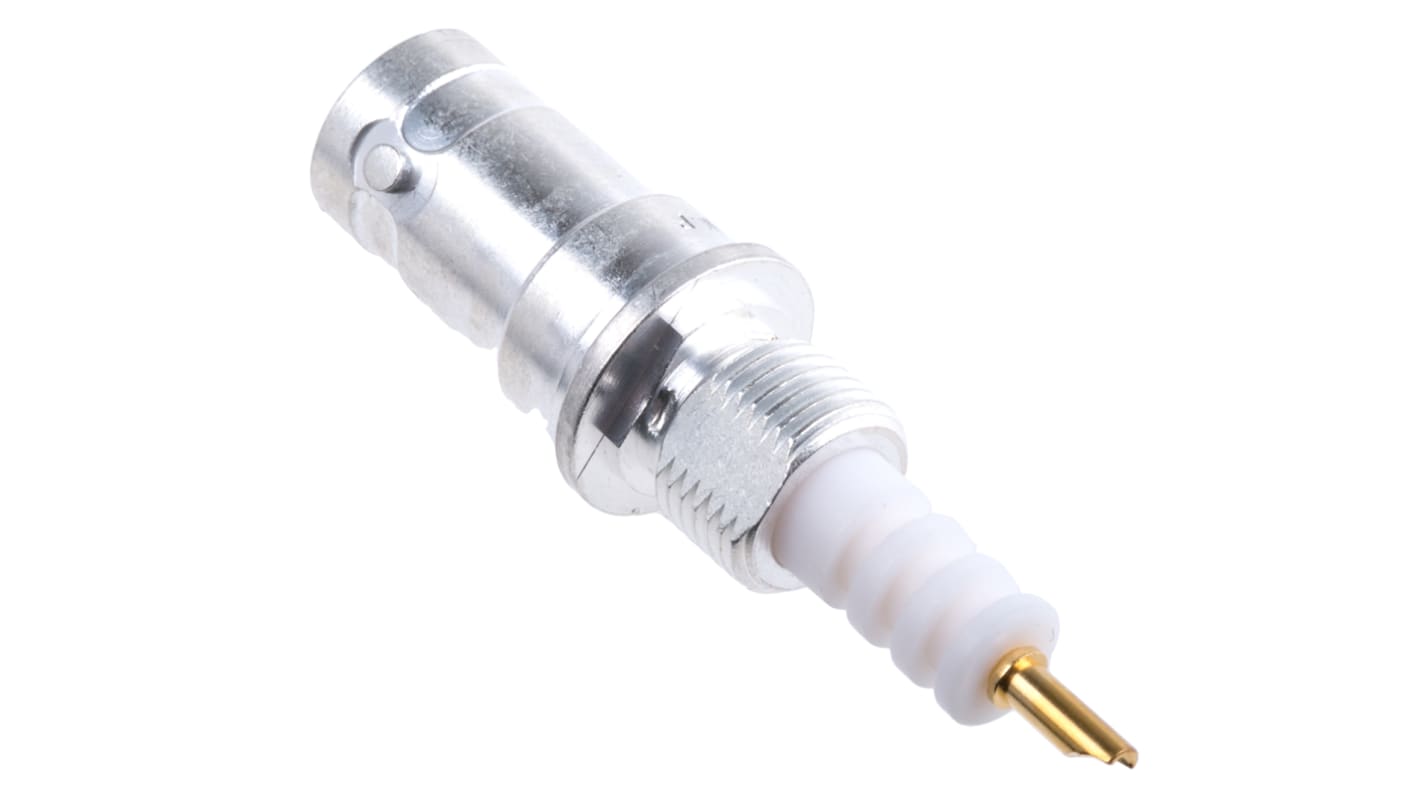 TE Connectivity, Plug Panel Mount SHV Connector, Solder Termination, Straight Body