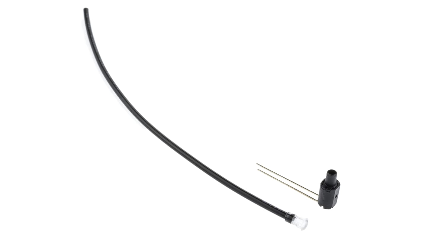 Światłowód do LED, Elastyczne, prosty, dł. 154mm, Bivar