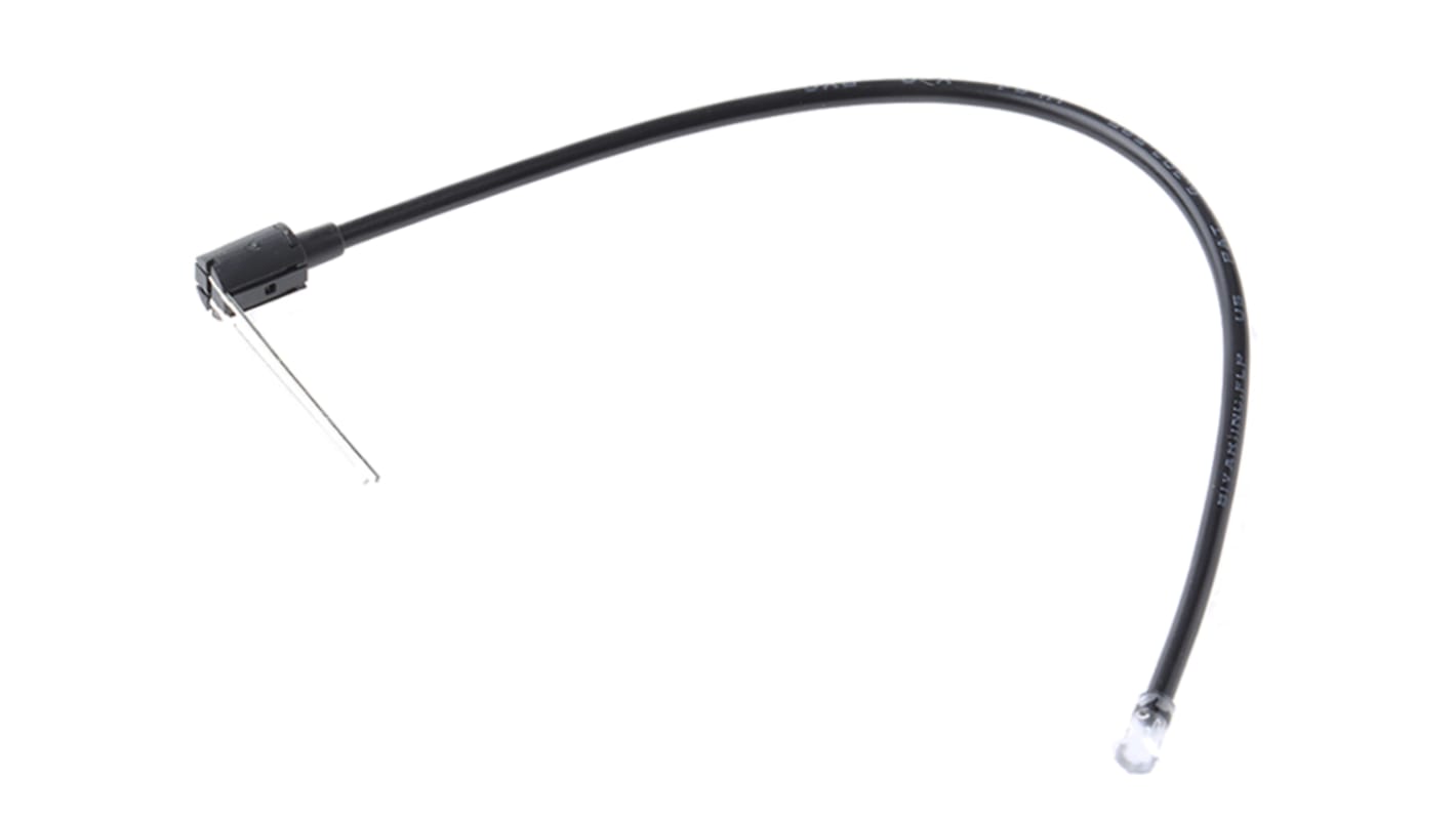 Światłowód do LED, Elastyczne, prosty, dł. 154mm, Bivar