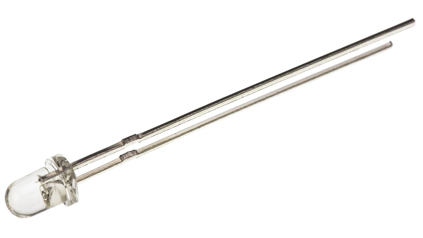 Bivar UV LED 2 Pin Hulmontering 405nm,30° 40mW