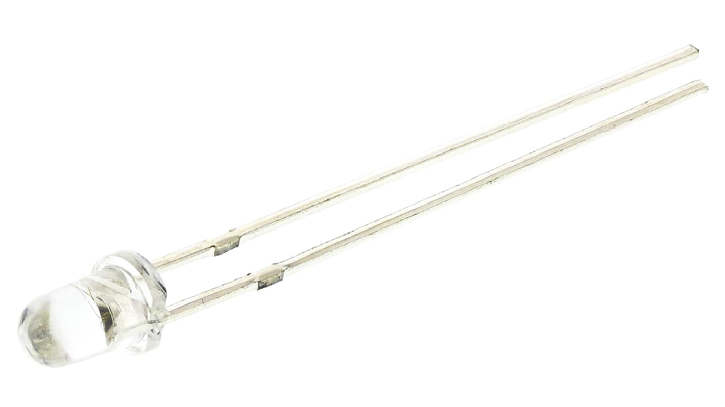 UV3TZ-400-15 Bivar, UV LED, 400nm 20mW 15 °, 2-Pin Through Hole package